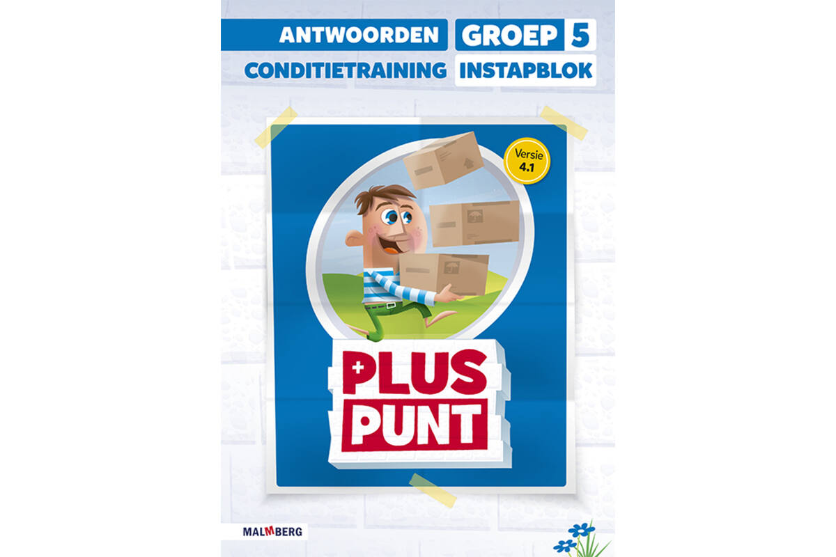 Pluspunt 4.1 groep 5 antwoordenboek conditietrainer instapblok