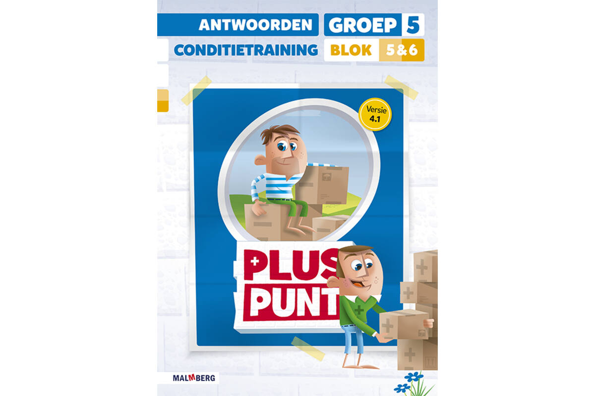 Pluspunt 4.1 groep 5 antwoordenboek conditietrainer blok 5 en 6