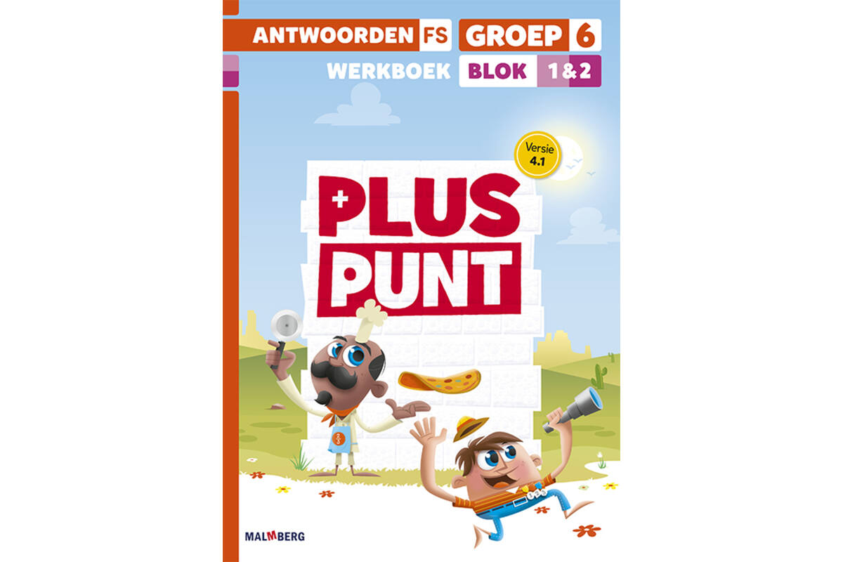Pluspunt 4.1 groep 6 antwoordenboek werkboek blok 1 en 2 - FS