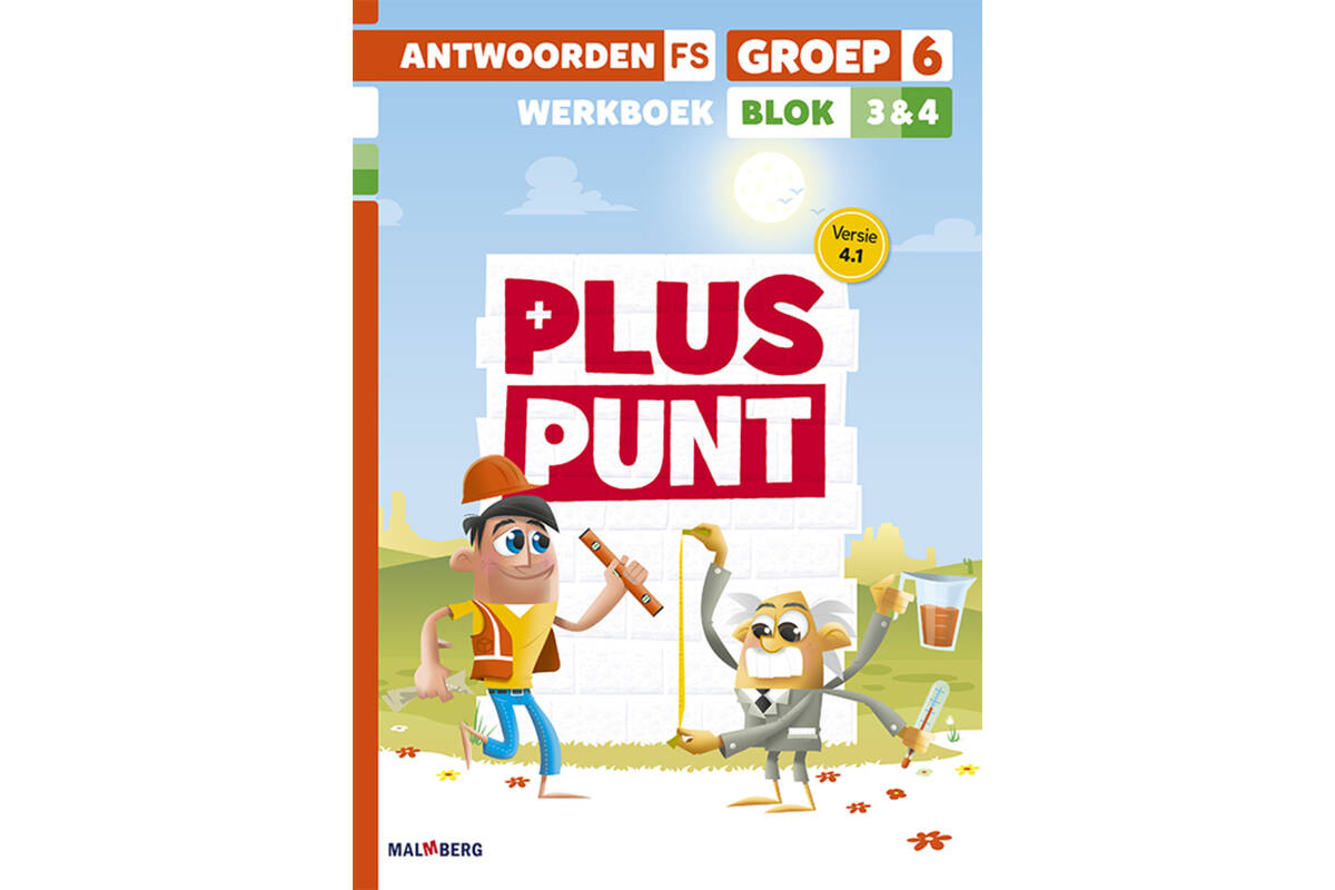 Pluspunt 4.1 groep 6 antwoordenboek werkboek blok 3 en 4 - FS