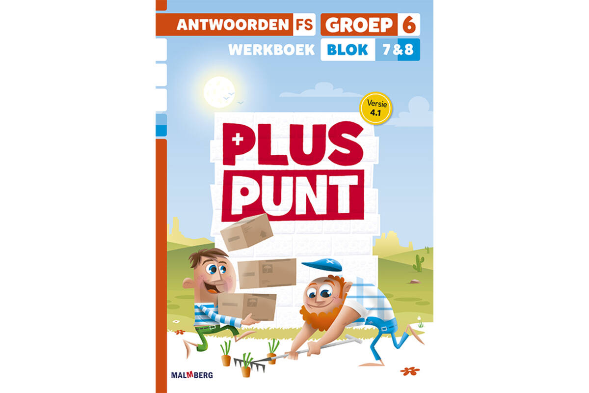 Pluspunt 4.1 groep 6 antwoordenboek werkboek blok 7 en 8 - FS
