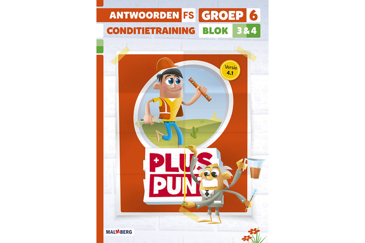 Pluspunt 4.1 groep 6 antwoordenboek conditietrainer blok 3 en 4 - FS