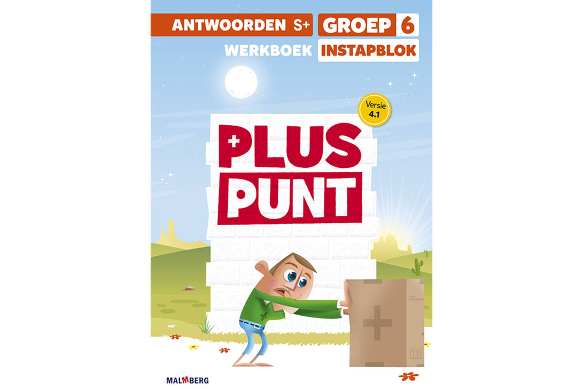 Pluspunt 4.1 groep 6 antwoordenboek werkboek instapblok - S+