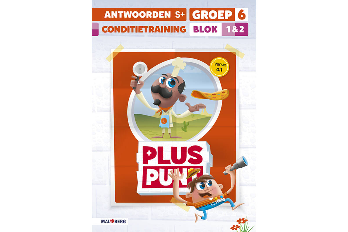 Pluspunt 4.1 groep 6 antwoordenboek conditietrainer blok 1 en 2 - S+