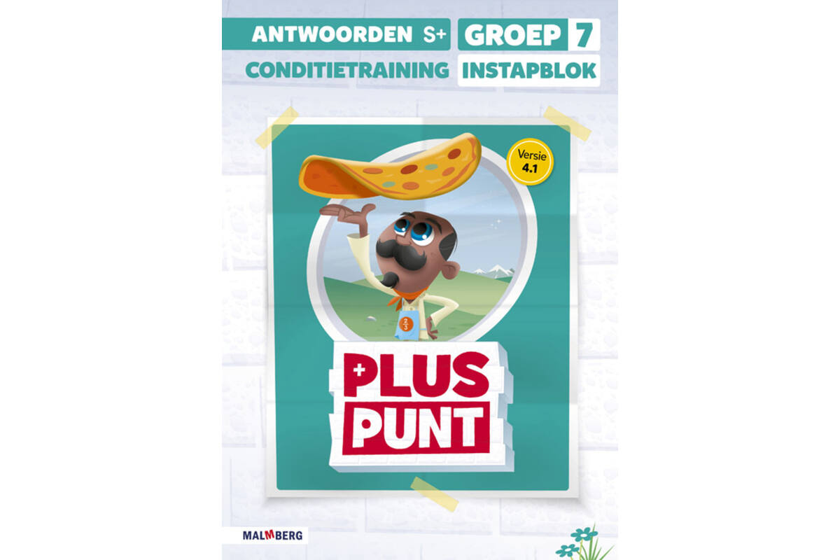 Pluspunt 4.1 groep 7 antwoordenboek conditietrainer instapblok - S+