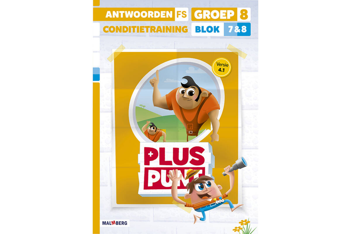Pluspunt 4.1 groep 8 antwoordenboek conditietrainer blok 7 en 8 - FS