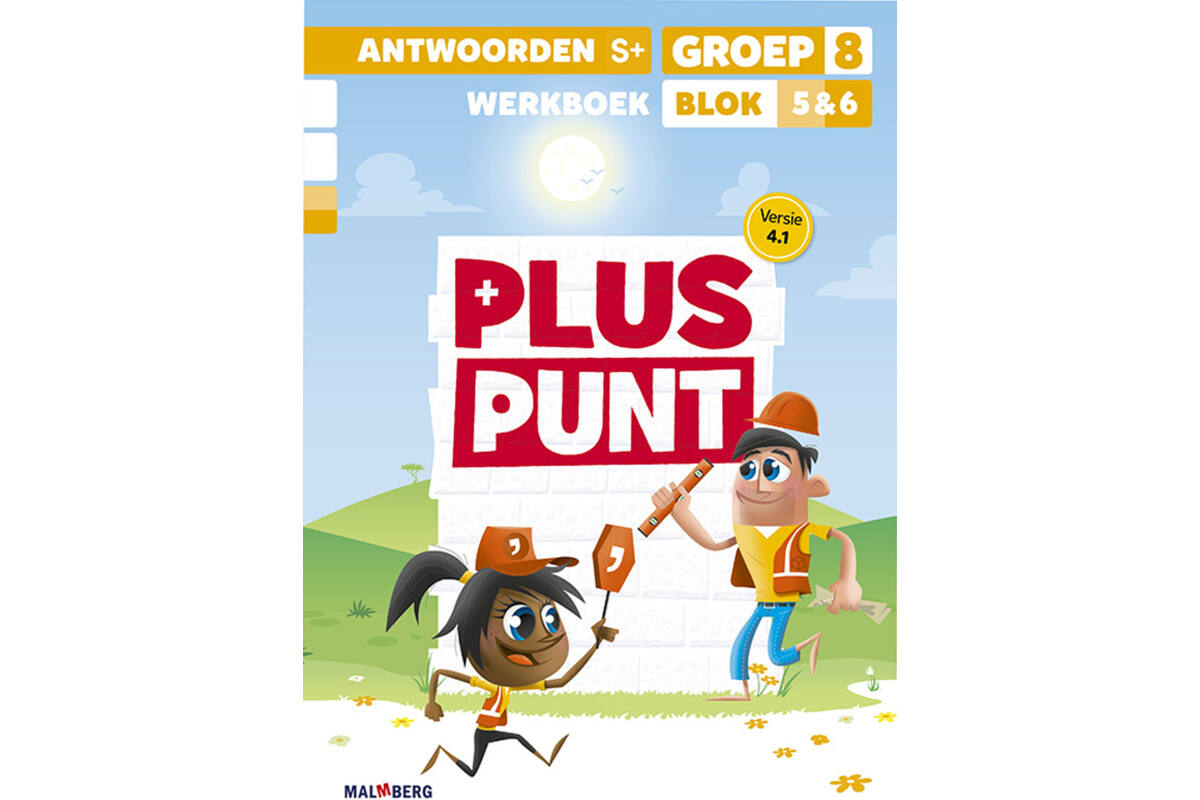 Pluspunt 4.1 groep 8 antwoordenboek werkboek blok 5 en 6 - S+