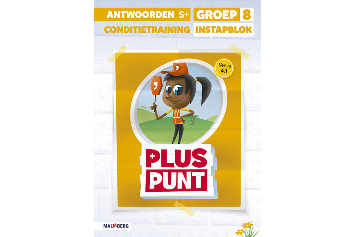 Pluspunt 4.1 groep 8 antwoordenboek conditietrainer instapblok - S+