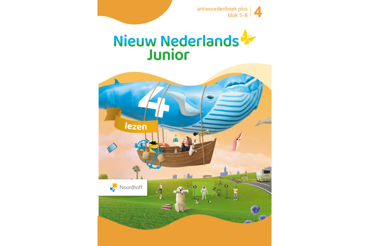 Nieuw Nederlands Junior Lezen Antwoorden groep 4 Plus blok 5-8