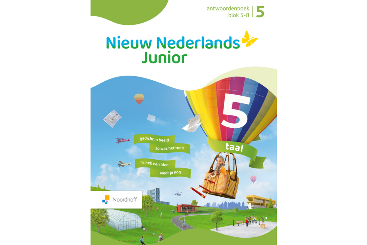 Nieuw Nederlands Junior Taal antwoordenboek groep 5 blok 5-8