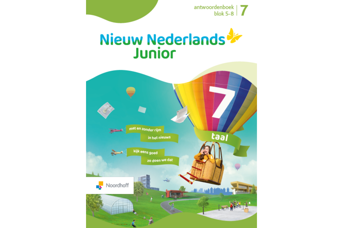 Nieuw Nederlands Junior Taal antwoordenboek groep 7 blok 5-8