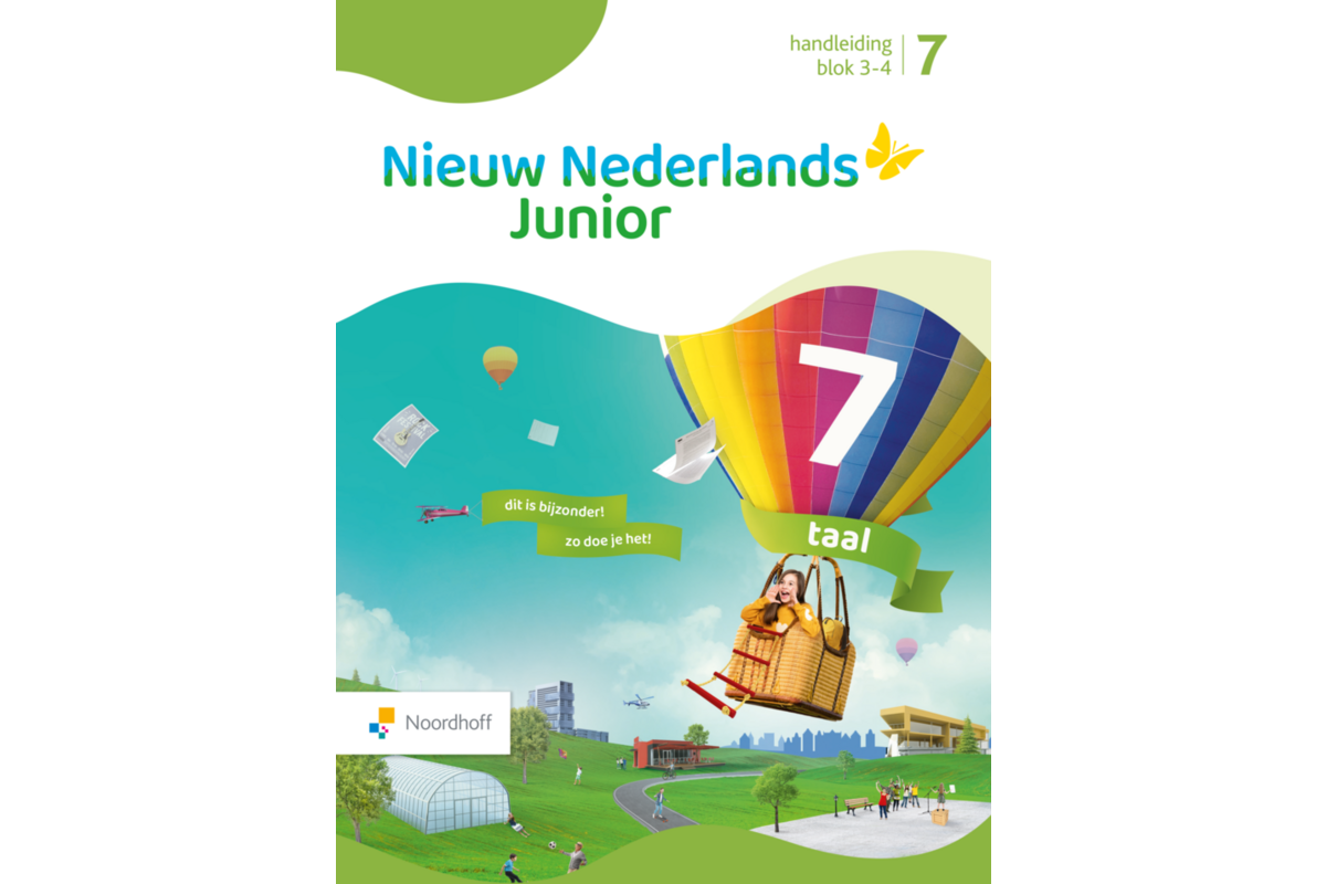 Nieuw Nederlands Junior Taal handleiding groep 7 blok 3-4