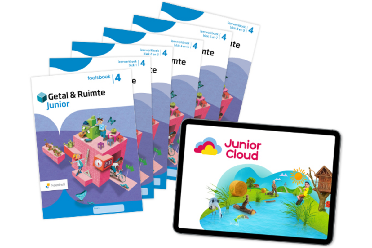 Getal & Ruimte Junior Leerpakket LEERWERKBOEKEN groep 4