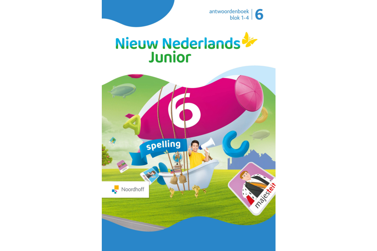 Nieuw Nederlands Junior Spelling antwoordenboek groep 6 blok 1-4