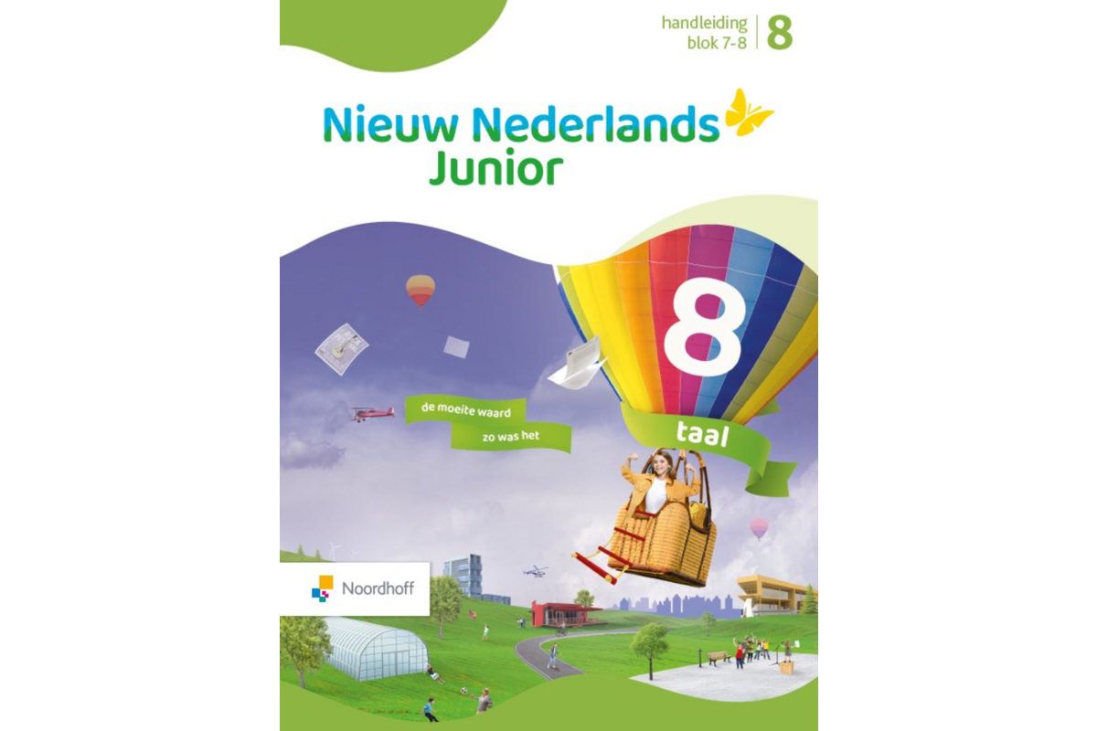 Nieuw Nederlands Junior Taal handleiding groep 8 blok 7-8