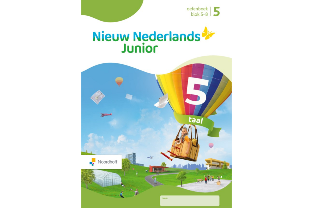Nieuw Nederlands Junior Taal oefenboek groep 5 blok 5-8