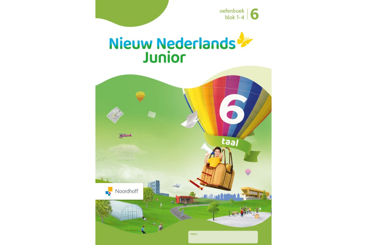 Nieuw Nederlands Junior Taal oefenboek groep 6 blok 1-4