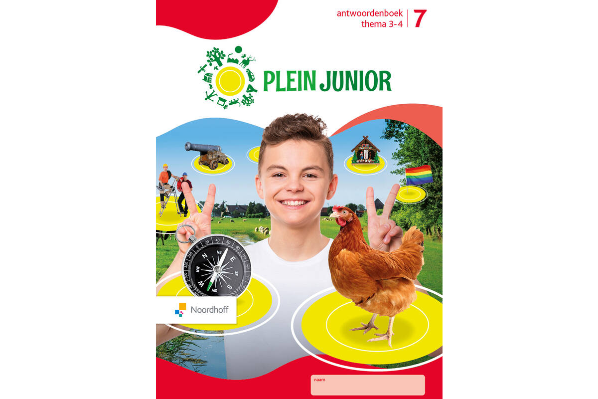 Plein Junior groep 7 antwoordenboek thema 3-4