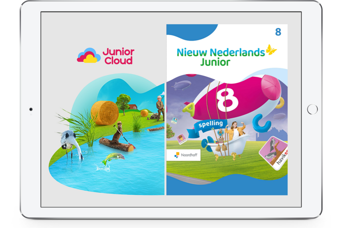 Nieuw Nederlands Junior Spelling Leerpakket VOLLEDIG DIGITAAL groep 8