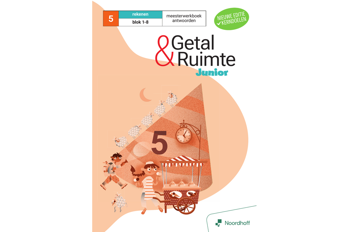 Getal & Ruimte Junior (vernieuwd) groep 5 antwoordenboek meesterwerkboek