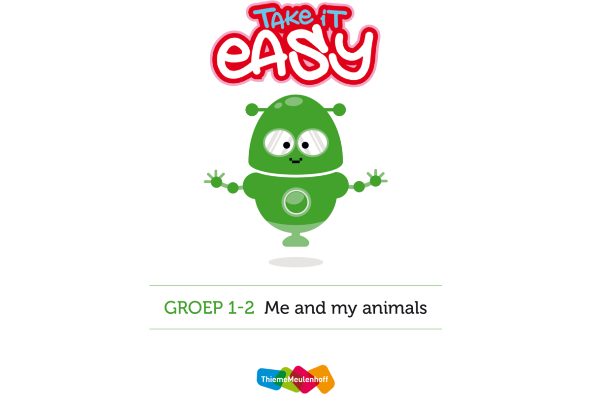 Take it easy Woordkaarten Groep 1-2 - Me and my animals