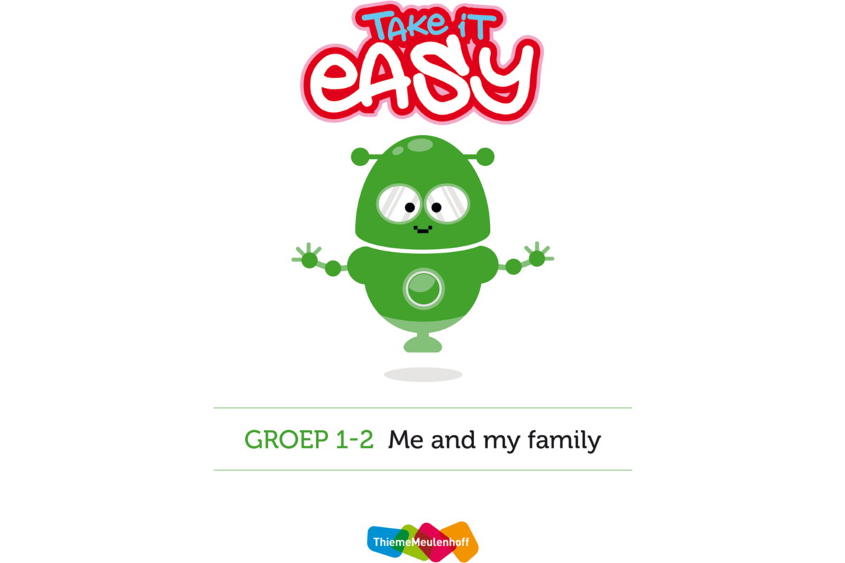 Take it easy Woordkaarten groep 1-2 - Me and my family