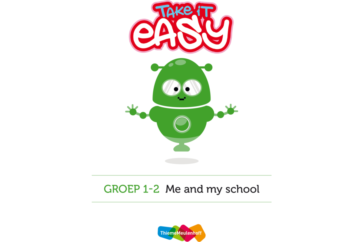 Take it easy Woordkaarten groep 1-2 - Me and my school