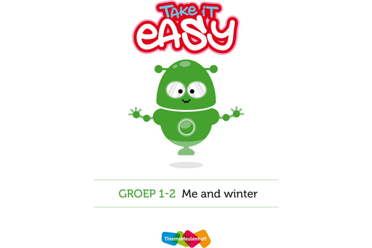 Take it easy Woordkaarten Groep 1-2 - Me and winter