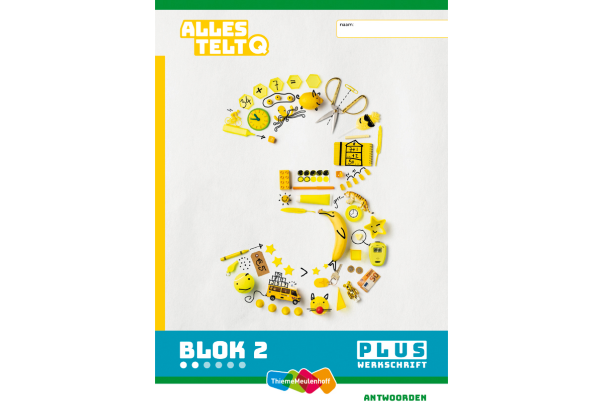 Alles telt Q Antwoordschrift Plus blok 1 t/m 6 groep 3