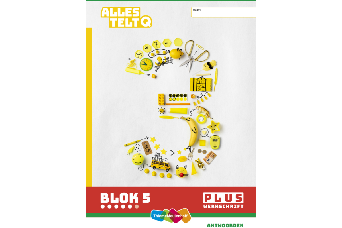 Alles telt Q Antwoordschrift Plus blok 1 t/m 6 groep 3