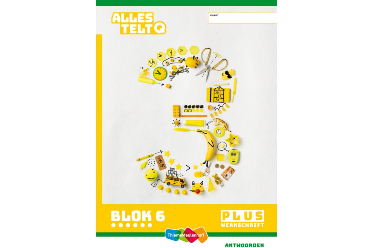 Alles telt Q Antwoordschrift Plus blok 1 t/m 6 groep 3