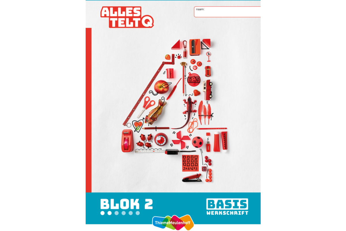 Alles telt Q Leerwerkschriften basis blok 1 t/m 3 groep 4