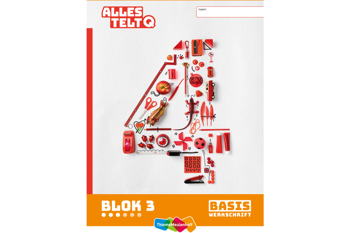 Alles telt Q Leerwerkschriften basis blok 1 t/m 3 groep 4