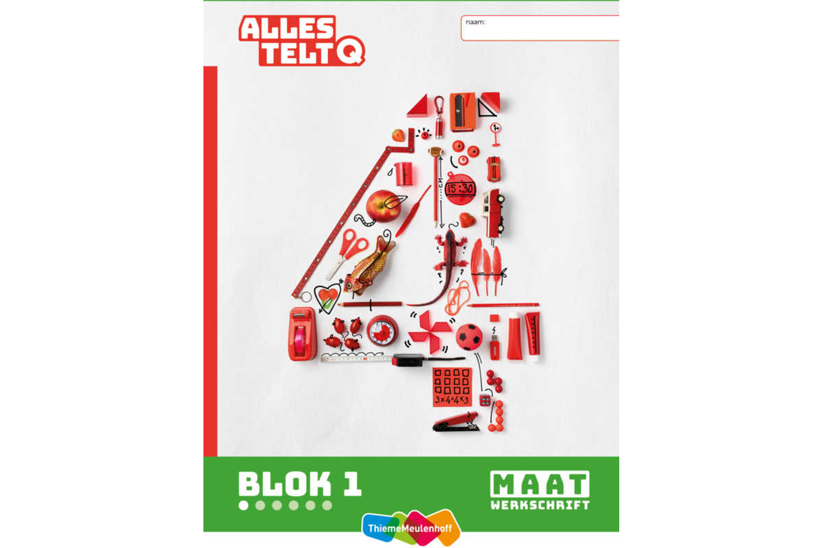 Alles telt Q Leerwerkschriften maat blok 1 t/m 3 groep 4