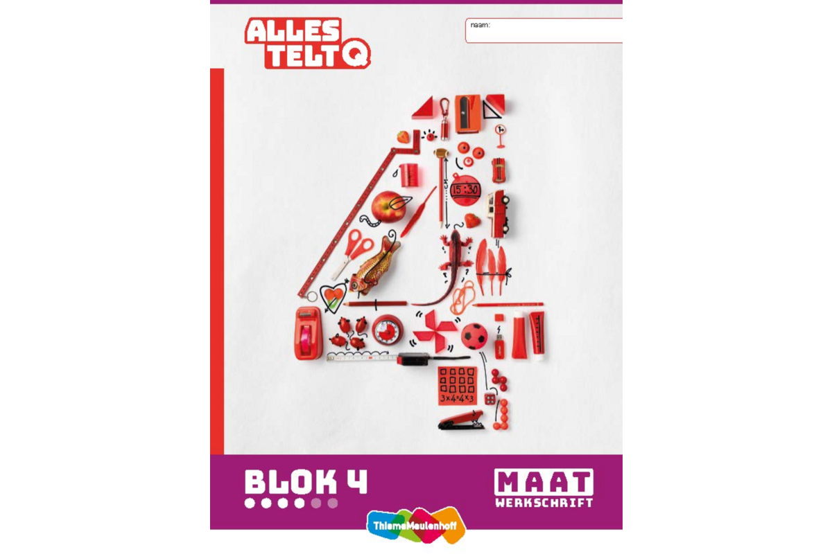 Alles telt Q Leerwerkschriften maat blok 4 t/m 6 groep 4