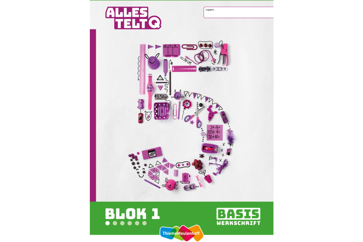 Alles telt Q Leerwerkschriften basis blok 1 t/m 3 groep 5