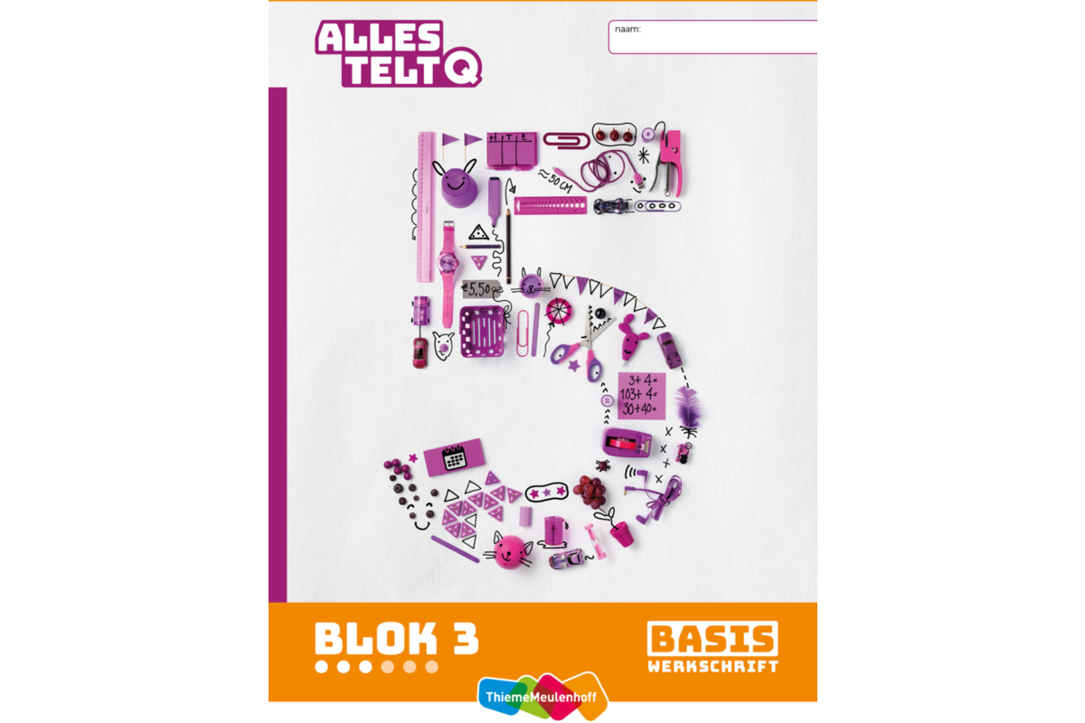 Alles telt Q Leerwerkschriften basis blok 1 t/m 3 groep 5