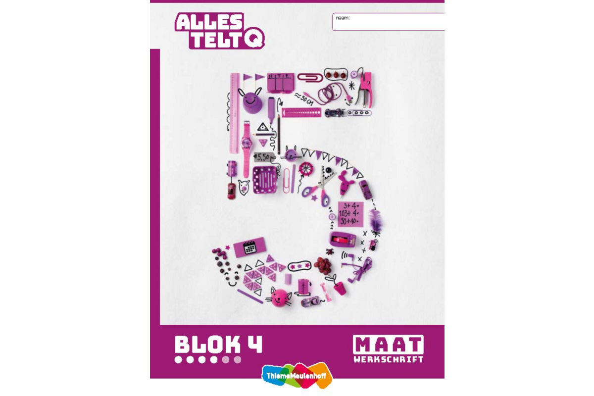 Alles telt Q Leerwerkschriften maat blok 4 t/m 6 groep 5