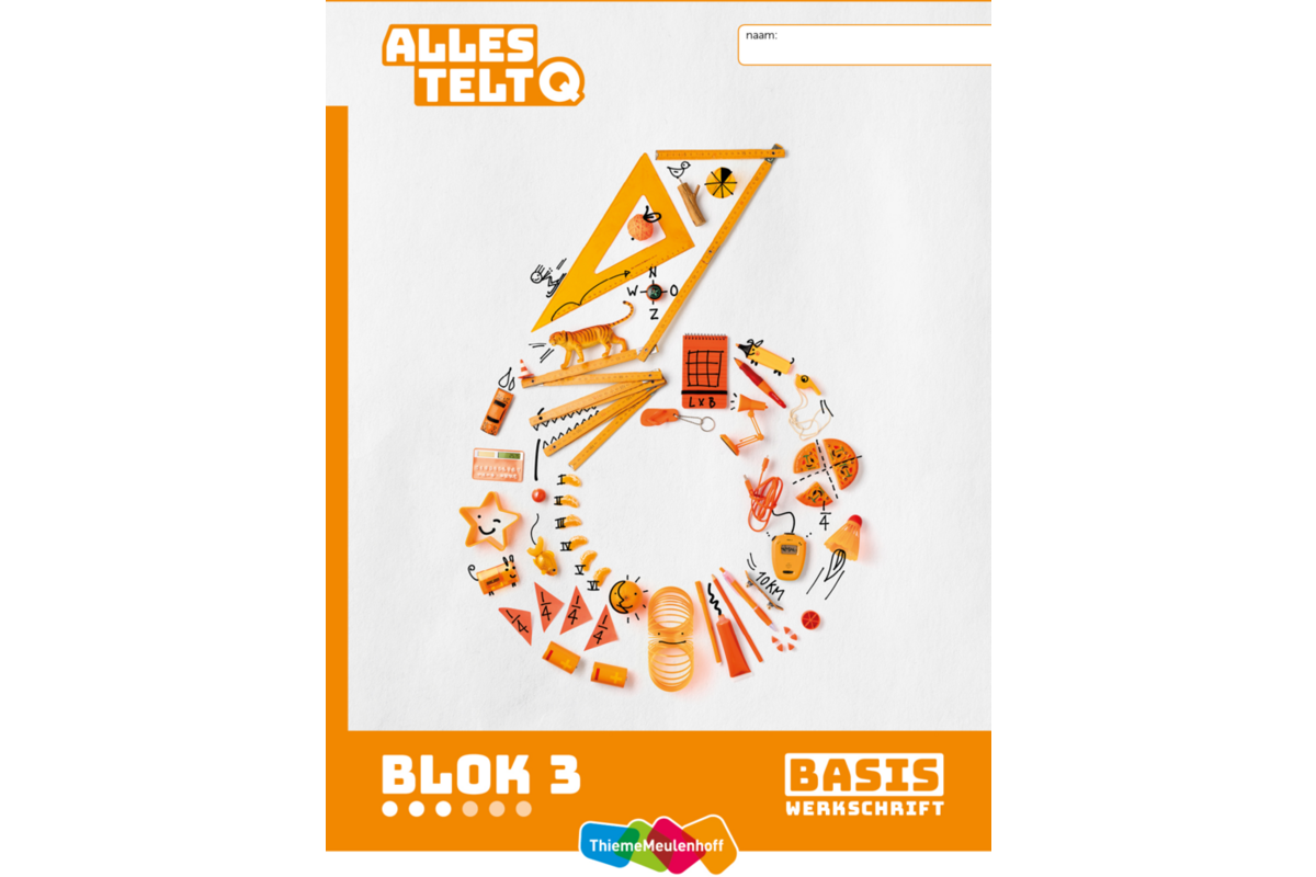Alles telt Q Leerwerkschriften basis blok 1 t/m 3 groep 6