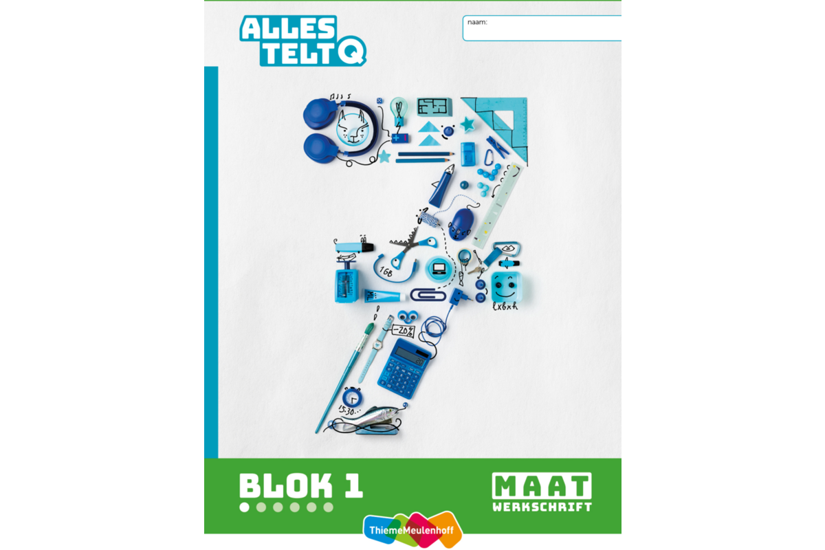 Alles telt Q Leerwerkschriften maat blok 1 t/m 3 groep 7