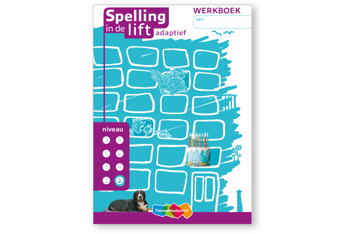 Spelling in de lift adaptief - Werkboekjes niveau 2