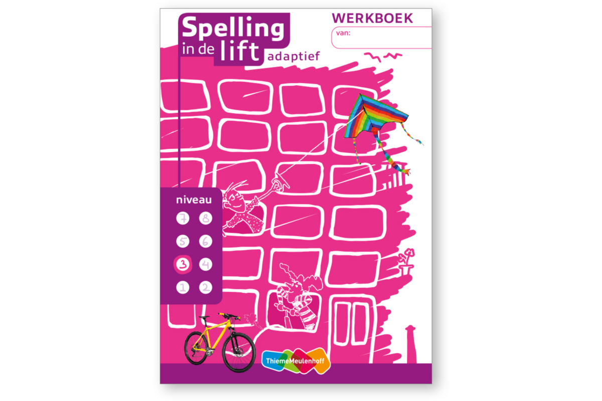 Spelling in de lift adaptief - Werkboekjes niveau 3