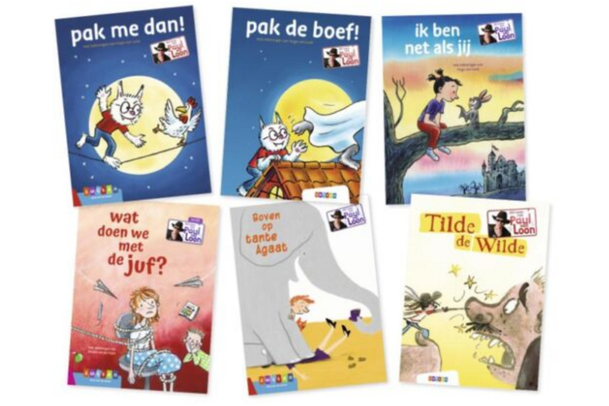 AVI-lezen met Paul van Loon: pakket groep 3 met 6 titels