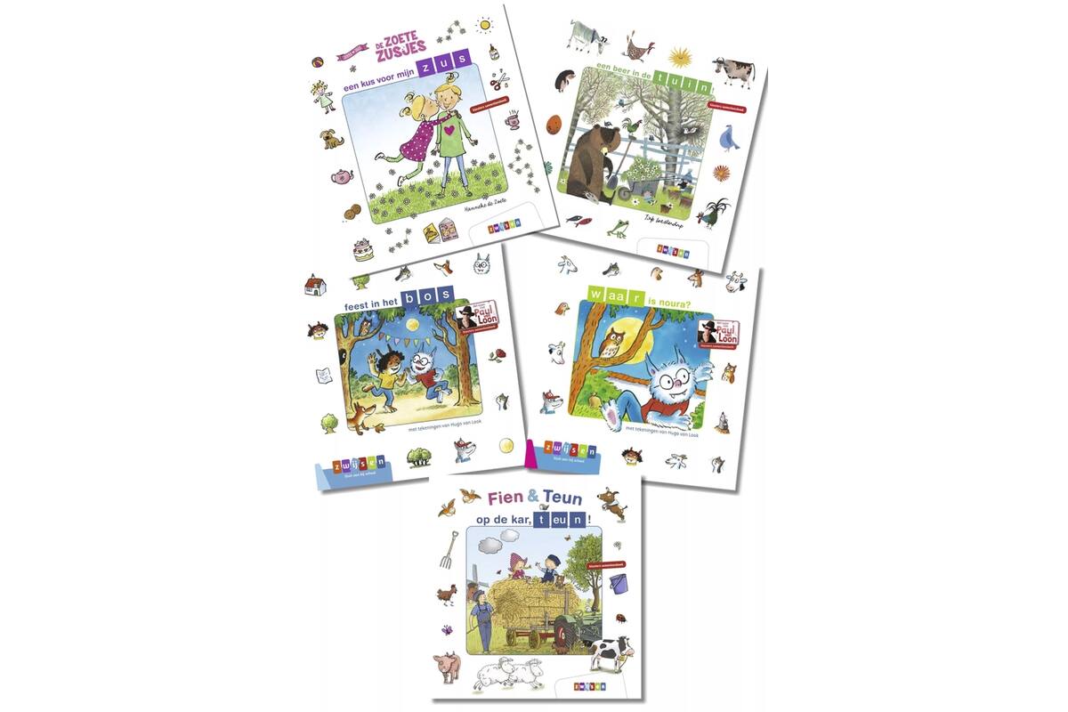Pakket 2 kleuters samenleesboeken (5 titels)