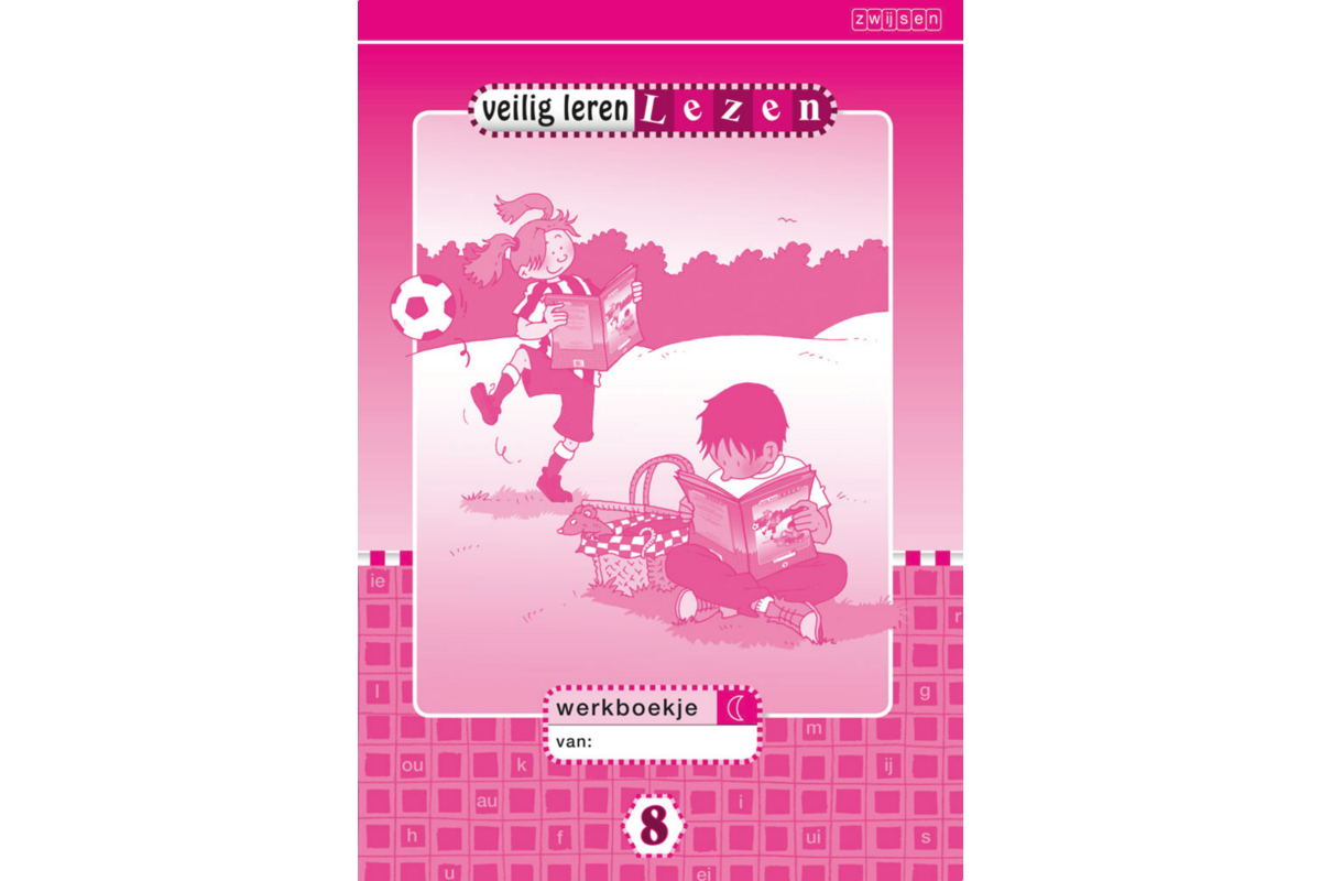 Veilig leren lezen 3 - Kim versie - werkboek - maan 8 (5 stuks)