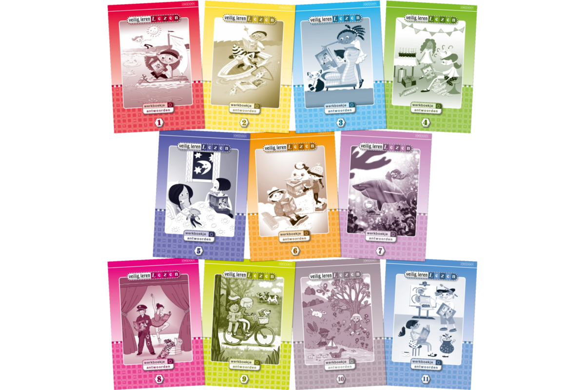 Veilig leren lezen 3 - Kim versie - antwoordenboekjes - zon kern 1-11
