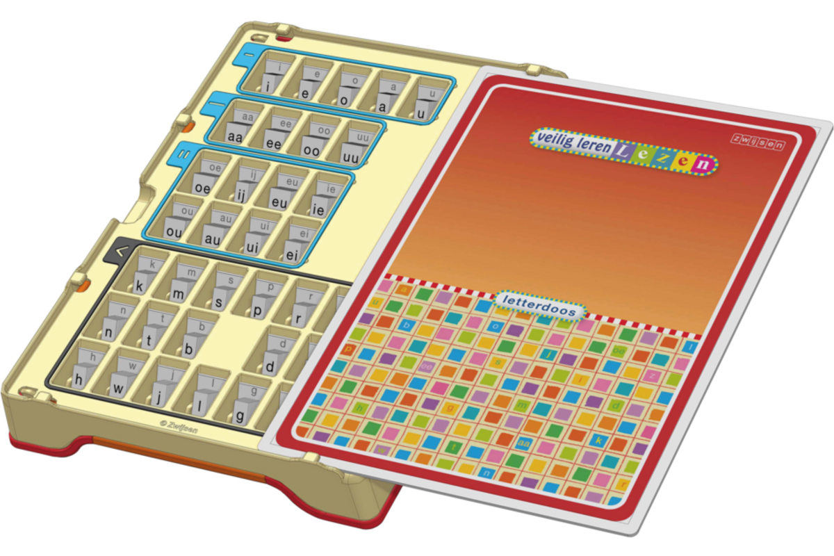 Veilig leren lezen 3 - Kim versie - letterdoos, magnetisch. (incl. letters en legbord)