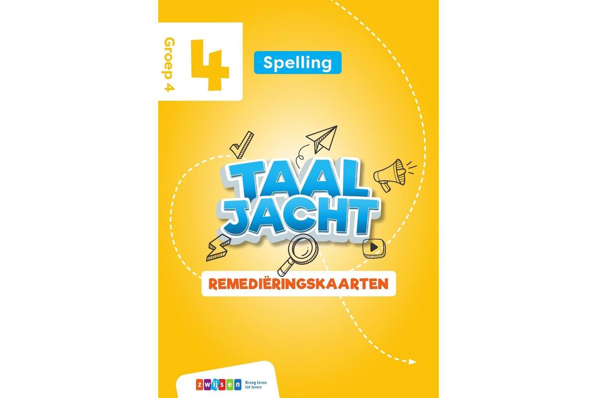 Taaljacht Spelling & grammatica groep 4 remediëringskaarten