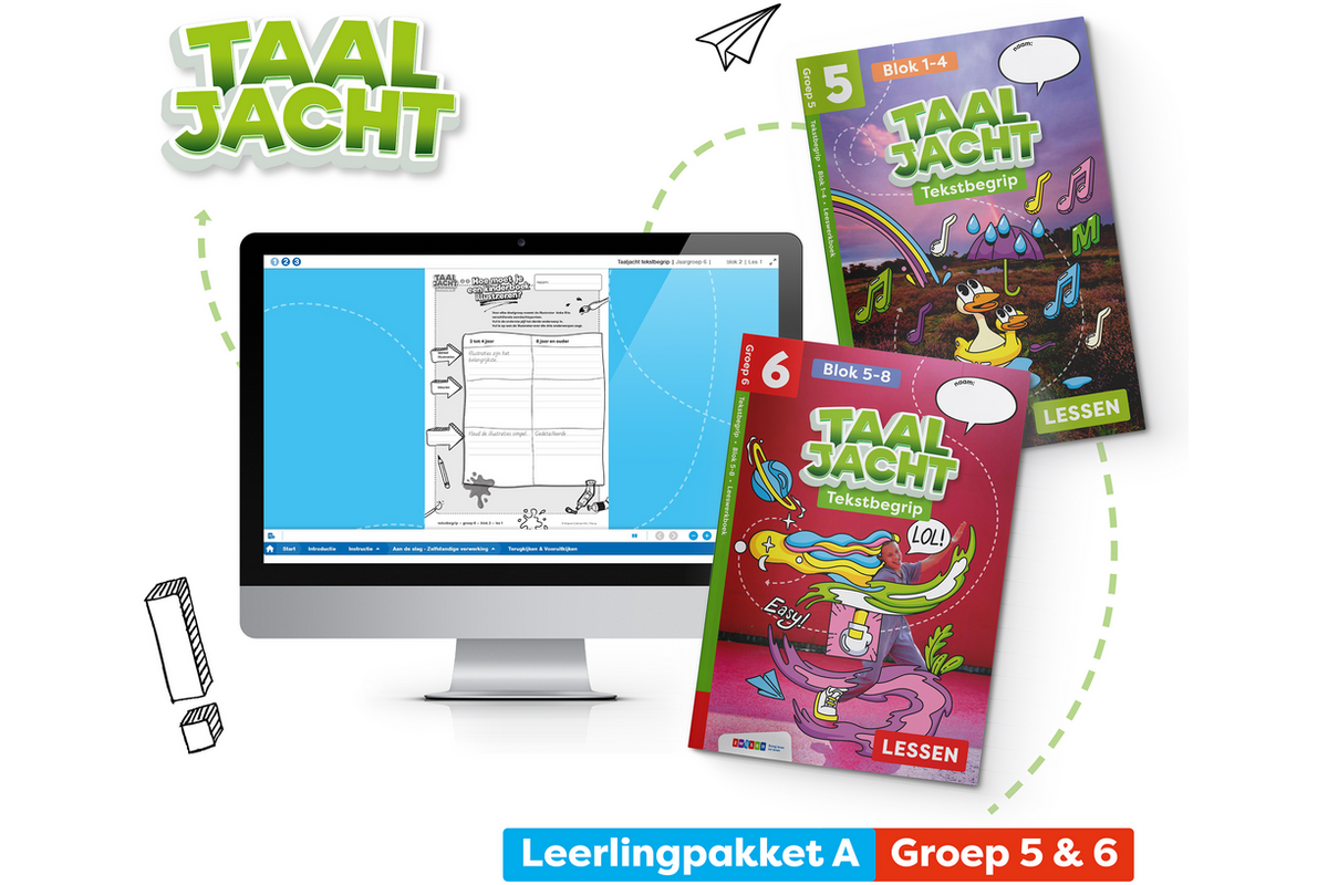 Taaljacht Tekstbegrip Leerpakket COMBINATIEGROEP 5/6A