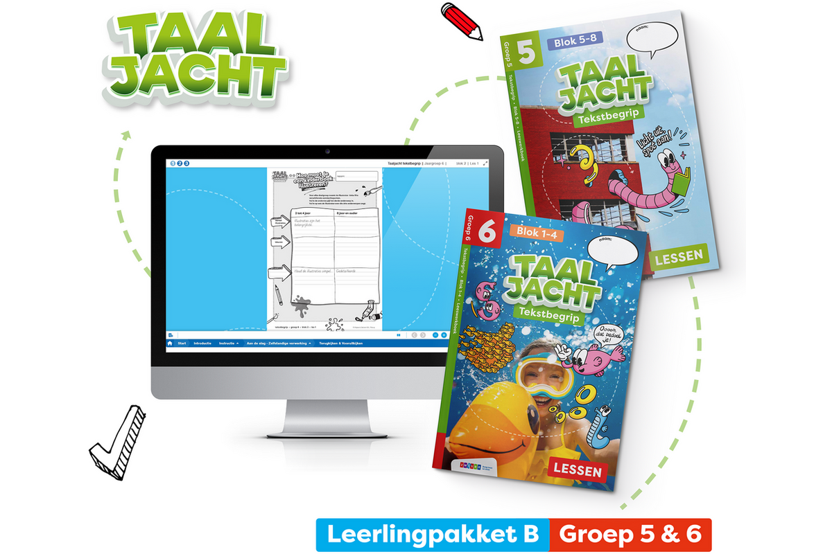 Taaljacht Tekstbegrip Leerpakket COMBINATIEGROEP 5/6B